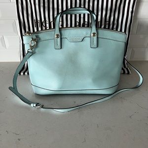 Henri Bendel satchel light blue